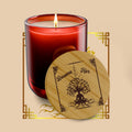 Engraved 'Become Her' 14oz Scented Soy Candle - Aromatherapy Gift with Bamboo Lid