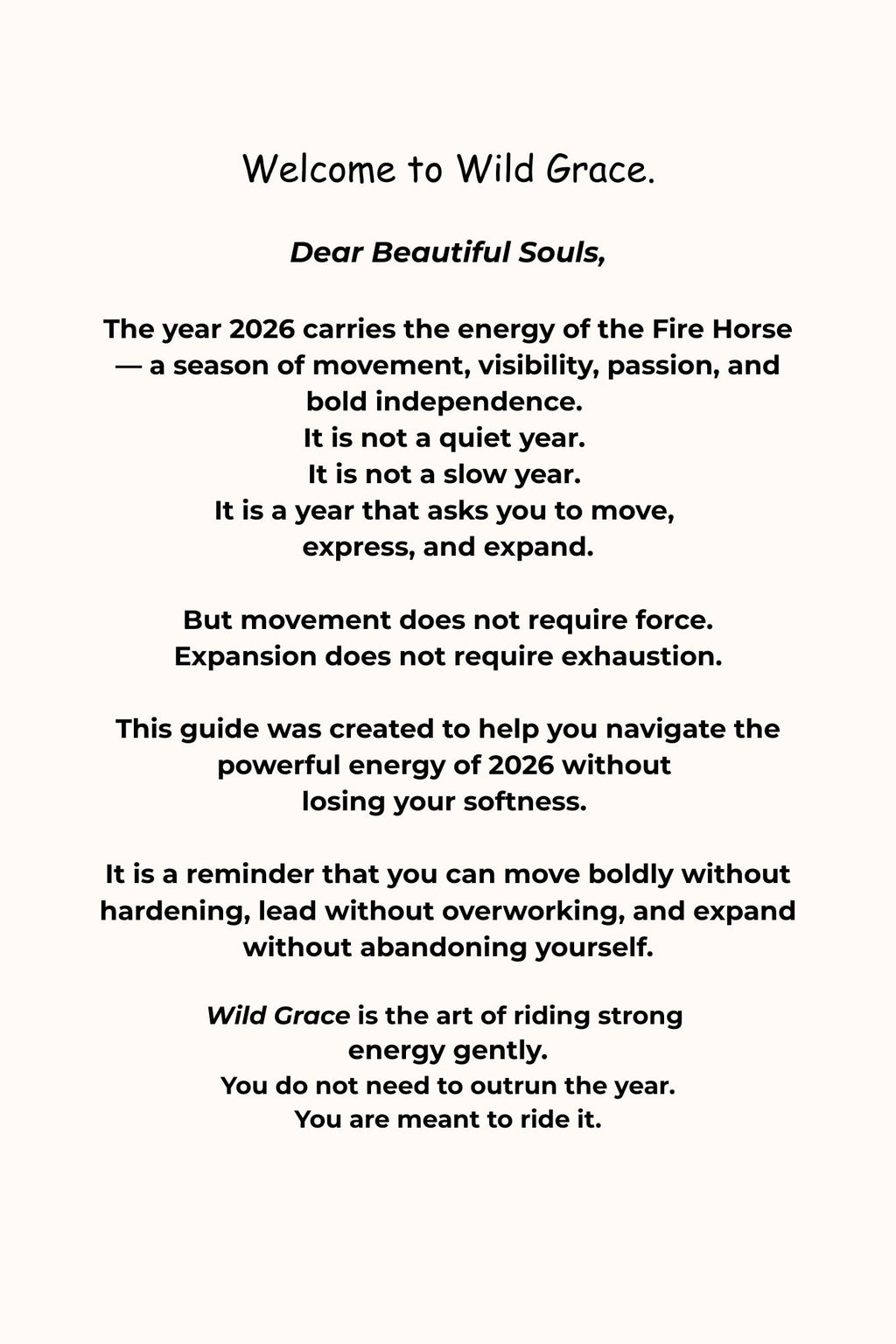 Wild Grace: Your Free Guide to Intentional Living