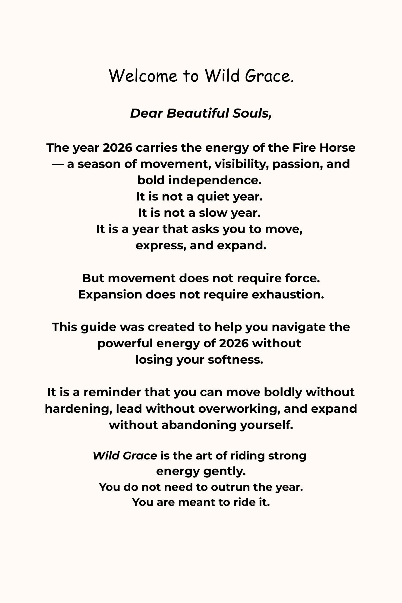 Wild Grace: Your Free Guide to Intentional Living